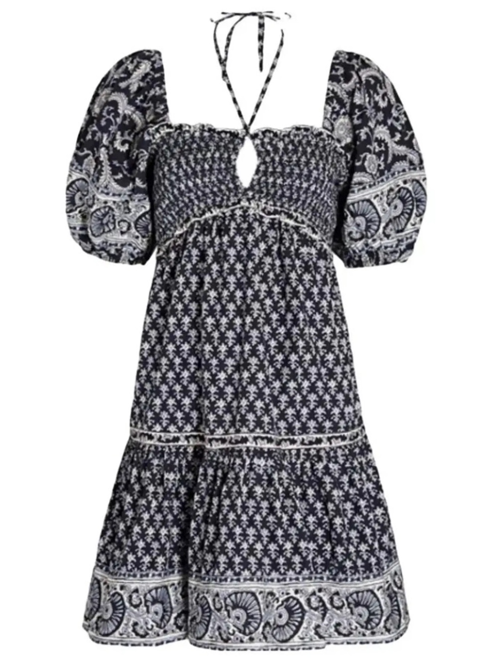 Sea New York Jasper Puff Sleeve Mini Dress - XS